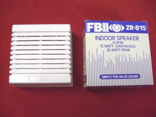 FBII  Indoor Alarm Speaker ZR-815 ( Honeywell Ademco )
