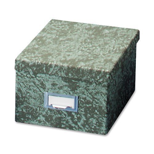 Globe-Weis Fiberboard Index Card Storage Box, 6 x 9 Inches, Green 96 GRE