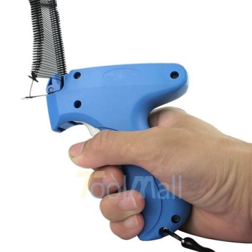 Clothes regular garment price label tagging tag gun 2000 barbs + 1 needle for sale