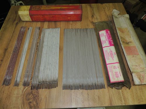 Assortment Electric Welding Rods in Container 5.5 lbs.