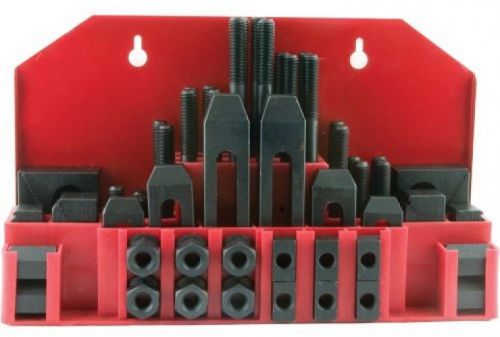 Grizzly G1076 Clamping Kit For 5/8-Inch T-Slots, 58-Piece