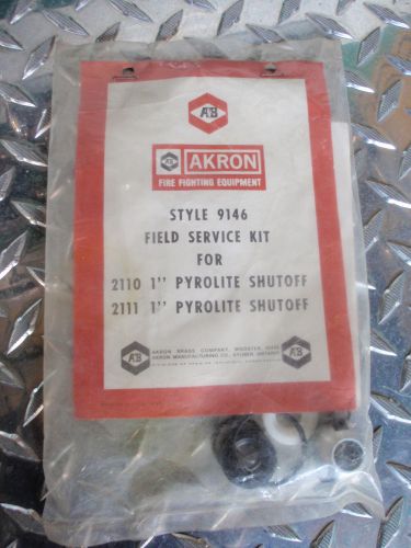 Fire engine akron 9146 field service kit for 2110 &amp; 2111, 1&#034; pyrolite shutoff for sale