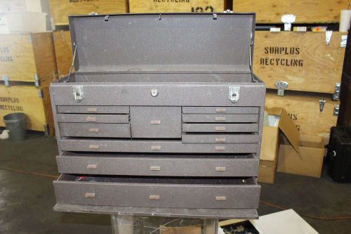Kennedy 52611 machinist tool chest box brown for sale