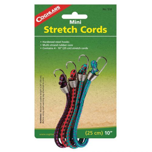 Coghlans Bungee Cord/Stretch Strap/Tie Down- Secure Gear Packs Camping Hike #516