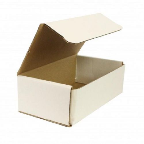 White Corrugated Cardboard Shipping Boxes Mailers 9&#034; x 5&#034; x 4&#034; (Bundle of 50)