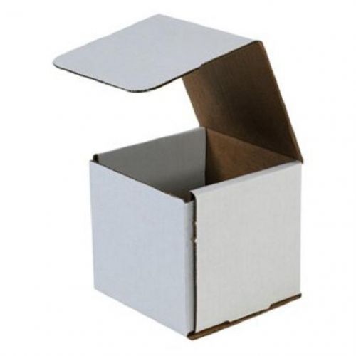 Corrugated cardboard shipping boxes mailers 6&#034; x 6&#034; x 6&#034; (bundle of 50) for sale
