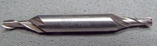 USA 3/16&#034; Double end 2 flute HSS  LBS End Mill