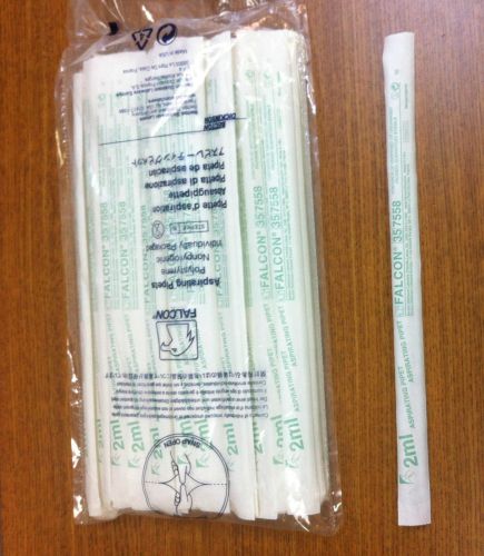 Aspirating Nonpyrogenic Sterile Individually Packed 2 ml Pipet, PN 357558