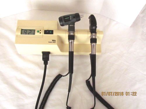 WELCH ALLYN 767 TRANSFORMER W/ MACROVIEW DIAGNOST OPHTHALMOSCOPE 11720