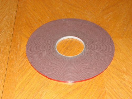 1 roll - very hi-bond double coated tape gray 1/4&#034; x 36 yd. for sale