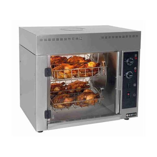 New Vollrath 40704 Electric Countertop 8 Chicken Capacity Rotisserie Oven