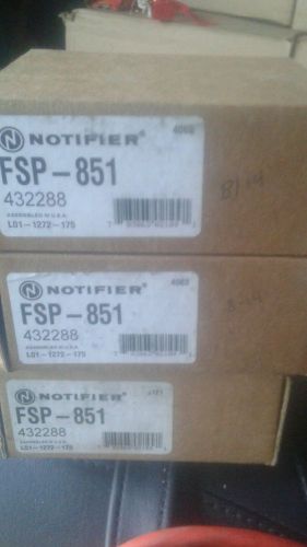 NOTIFIER Smoke Detectors Lot of 3 FSP-851
