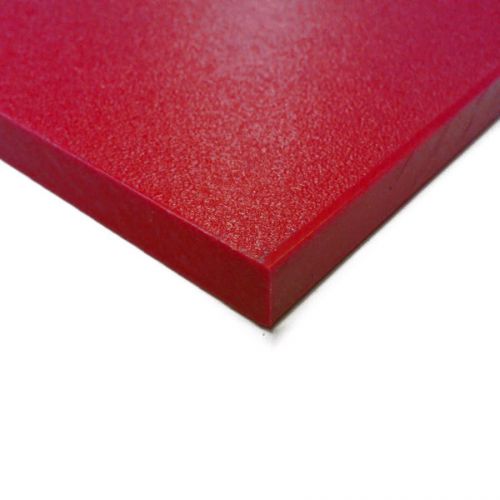 HDPE / Sanatec (Plastic Cutting Board) Red - 24&#034; x 36&#034; x 1/2&#034; Thick (Nominal)