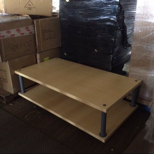 Tier display tables rolling industrial clothing shoe store fixtures merchandise for sale