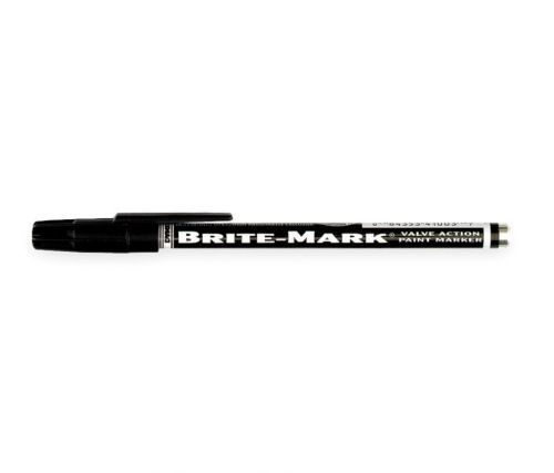 Dykem Valve Action Paint Markers, Brite Mark, Black , QTY 5, 41003 |KO4|RL