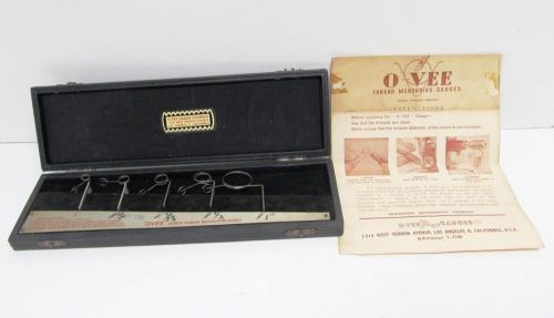 Precision o-vee thread measuring gauges for sale