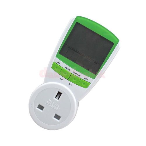 Uk plug energy meter power kwh power consumption monitor analyzer saver for sale