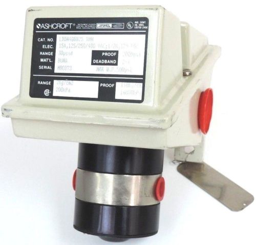 New ashcroft lddn4ggb25 xnh pressure switch range: 30 psid proof 2000 psi for sale