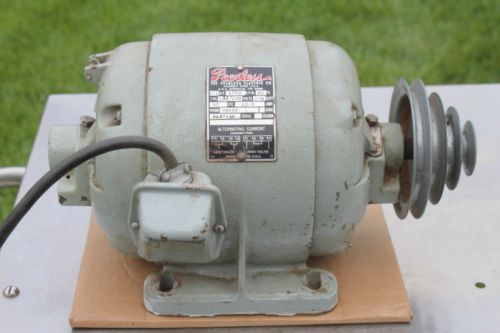 Peerless 1/2 HP Electric Motor Single Phase 115-220V 1750 rpm Good Condition!