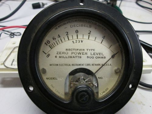 Power meter, Weston model 301 panel meter in original box