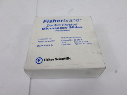 Fisher Scientific 12-552-5 Precleaned Microscope Slides