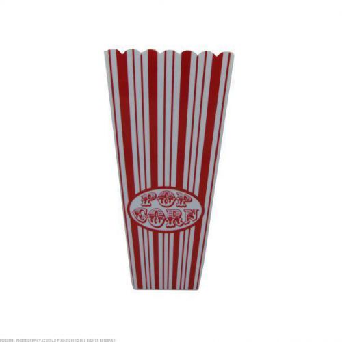 Red Striped Popcorn Bucket 20Pcs