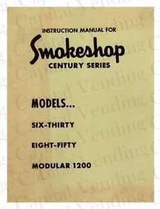 Automatic Products Smokeshop Century Series Instruction Manual - Email via .PDF