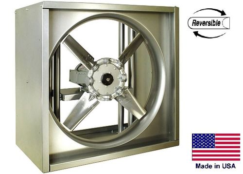 Exhaust &amp; intake fan reversible - direct drive - 36&#034; - 2 hp  230/460v 13,500 cfm for sale