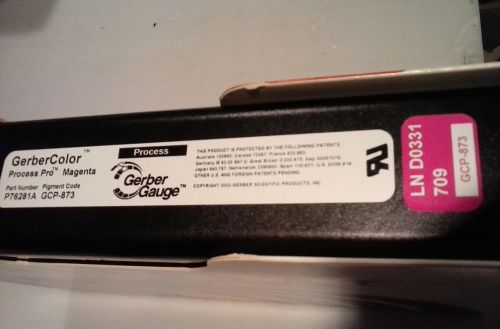 Gerber edge foil gerbercolor cartridge ribbon process magenta 17 yds remaining for sale