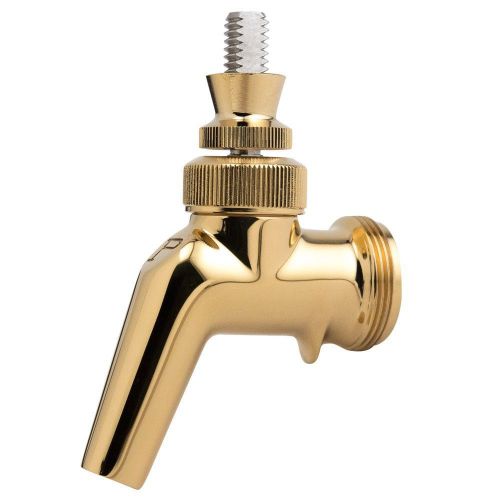 Perlick perl 630sstf draft beer faucet - tarnish free brass finish - kegerator for sale