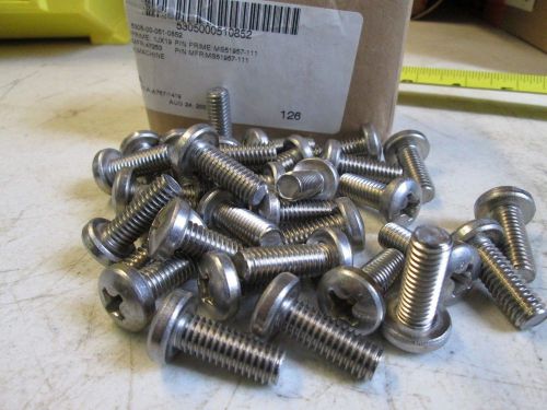 Machine screws stainless qty 80 1 in lg 16 per in c2614 for sale