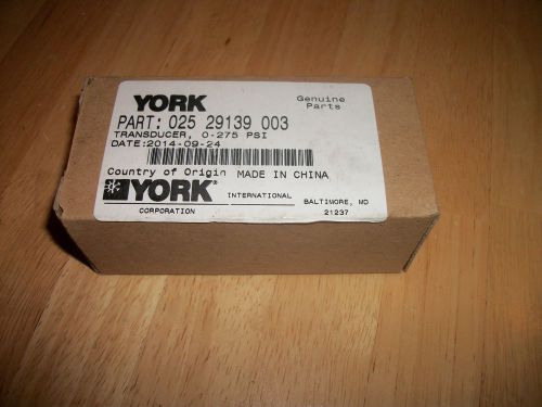 York 025 29139 003 Pressure Transducer 025-29139-003