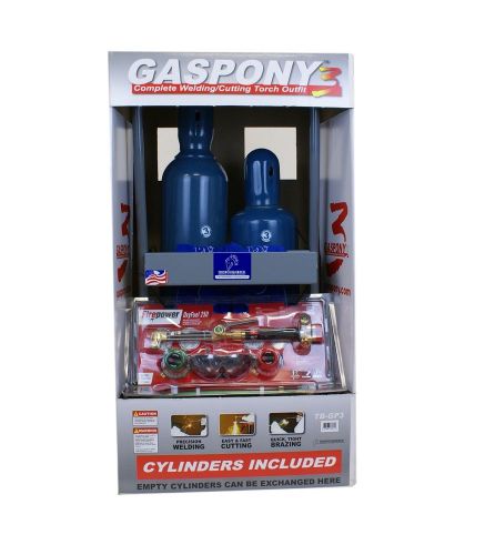 Thoroughbred GasPony 3 Complete Torch Outfit with Cylinders &amp; Cart GP3