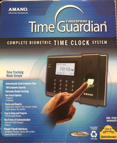 Amano complete Biometric TIME CLOCK Systemm