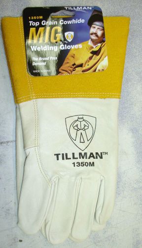 Tillman 1350m mig gloves medium top grain cowhide for sale