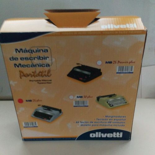 Olivetti MS 25 Premier Plus Manual Typewriter