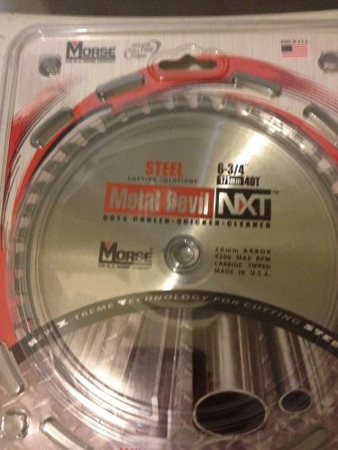 MK Morse CSM67540NSC   Metal Devil NXT 6 3/4&#034; X 40T Steel Cutting Blade