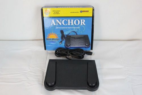 San Diego Professional Equipment Anchor USB Foot Switch Digital Transcriber