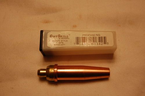 Victor cutskill victor style 1-gpn propane/ng cutting torch tip for sale