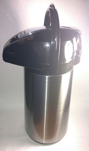 New Air Pot Stainless Beverage Dispenser Lever Pump 2.2 L Capacity
