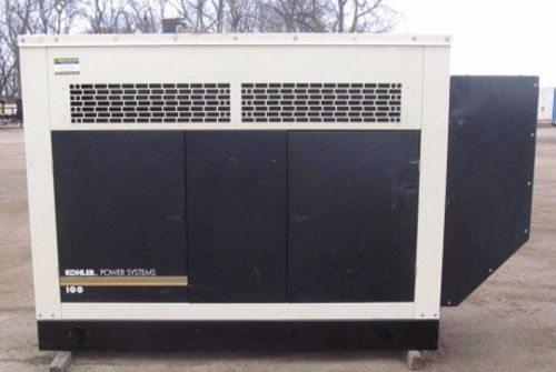 100kw kohler / gm natural gas or propane generator / genset - load bank tested for sale