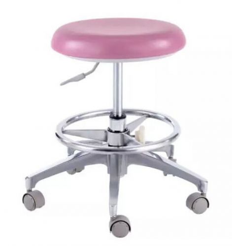 New Dental Dentist&#039;s Stool Leisure Mobile Chair Adjustable PU Leather