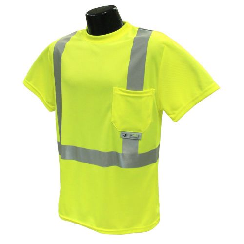 Radians st11-2pgs-5x high-visibility class 2 t-shirt with moisture wicking me... for sale