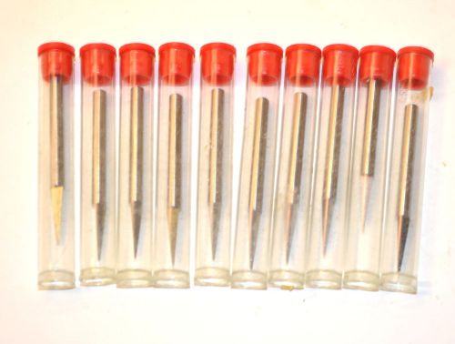 10 nos engraving cutters 4 excellon pcb air cnc spindles &amp; drills 1/8&#034; shank for sale