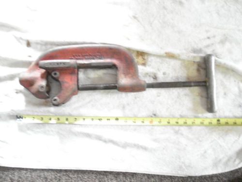 One 2 - 4&#034; Ridge Tool Co. Pipe Cutter No 4 - S