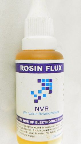 ROSIN LIQUID SOLDERING  FLUX  low residue dropper packing  30ml NVR brand