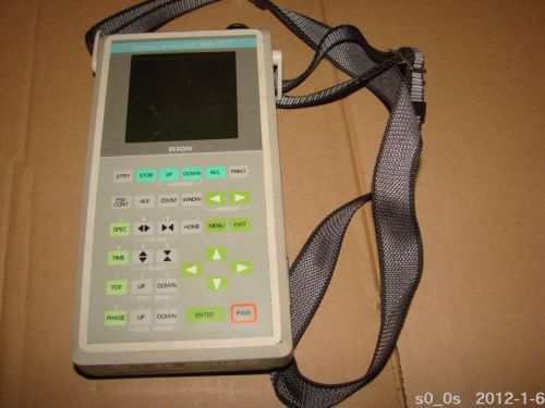 Used rion sa-77 vibration frequency signal analyzer w/o pv- 55 57 accelerometer for sale