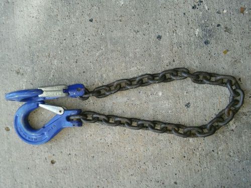 Weissenfels  clevis sling hook with latch  3 footer shc7-8 for sale
