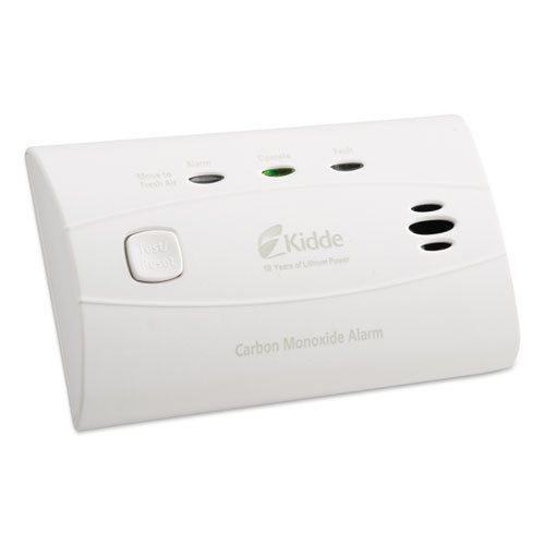 Sealed Battery Carbon Monoxide Alarm, Lithium Battery, 4.5&#034;W x 2.75&#034;H x 1.5&#034;D