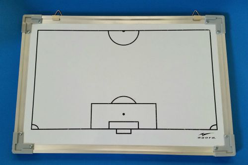AGORA 2 Sided Soccer Magnetic Dry Erase Board 12&#034;x18&#034;